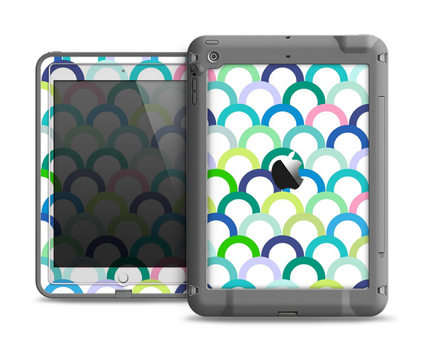 The Vibrant Fun Colored Pattern Hoops Apple iPad Air LifeProof Fre Case Skin Set