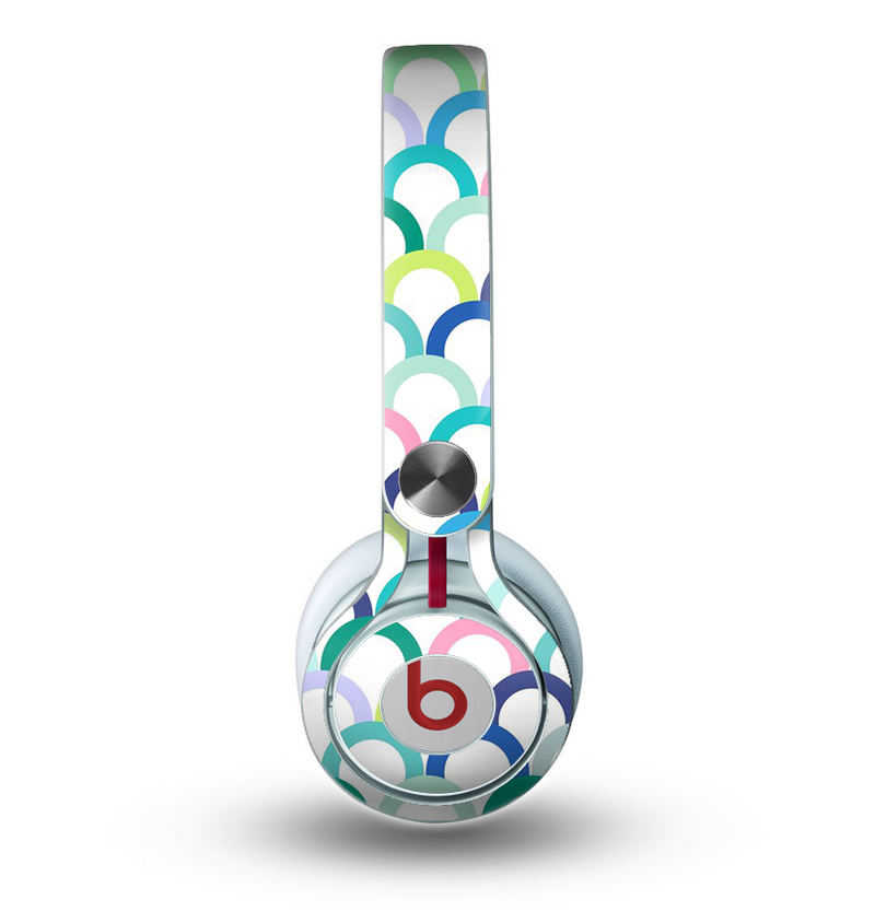 The Vibrant Fun Colored Pattern Hoops Skin for the Beats by Dre Mixr Headphones