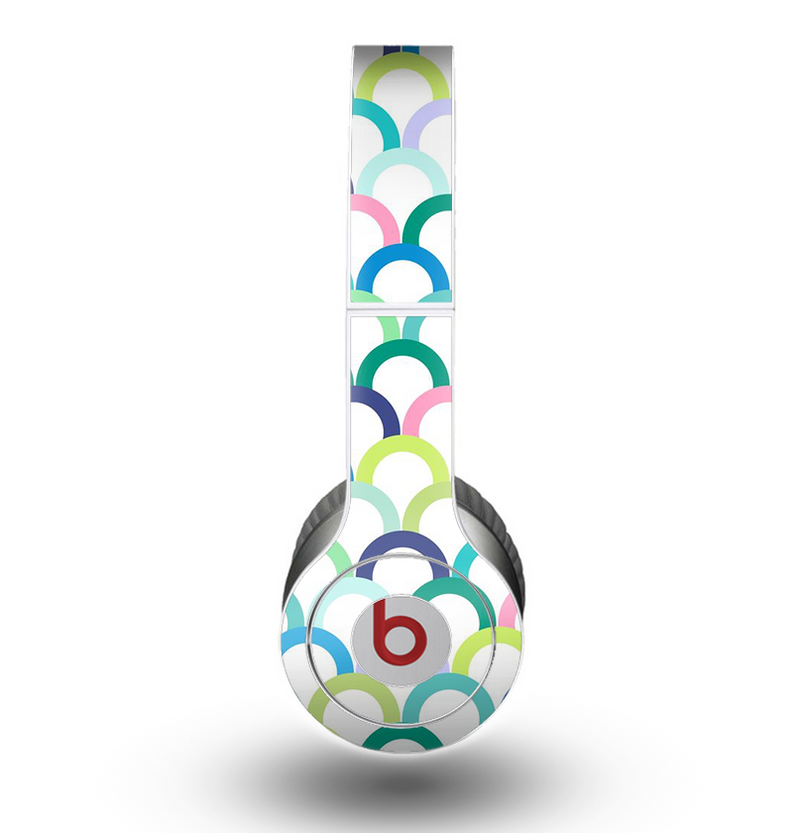 The Vibrant Fun Colored Pattern Hoops Skin for the Beats by Dre Original Solo-Solo HD Headphones