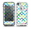 The Vibrant Fun Colored Pattern Hoops Skin for the iPhone 5-5s fre LifeProof Case