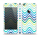 The Vibrant Fun Colored Pattern Swirls Skin Set for the Apple iPhone 5