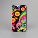 The Vibrant Fun Sprouting Shapes Skin-Sert for the Apple iPhone 4-4s Skin-Sert Case