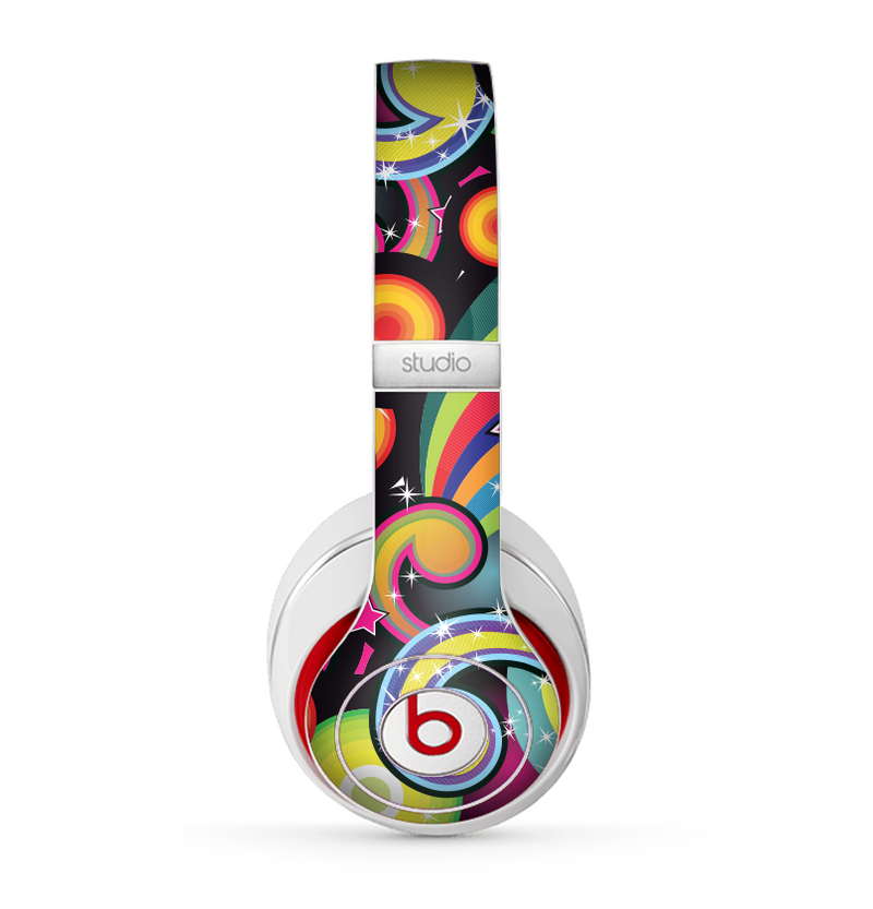 The Vibrant Fun Sprouting Shapes Skin for the Beats by Dre Studio (2013+ Version) Headphones