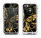 The Vibrant Gold Butterfly Outline Apple iPhone 5-5s LifeProof Fre Case Skin Set