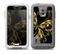 The Vibrant Gold Butterfly Outline copy Skin for the Samsung Galaxy S5 frē LifeProof Case