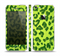 The Vibrant Green Cheetah Skin Set for the Apple iPhone 5