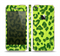 The Vibrant Green Cheetah Skin Set for the Apple iPhone 5s
