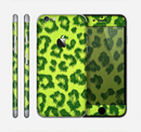 The Vibrant Green Cheetah Skin for the Apple iPhone 6