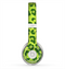 The Vibrant Green Cheetah Skin for the Beats by Dre Solo 2 Headphones