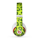 The Vibrant Green Cheetah Skin for the Beats by Dre Studio (2013+ Version) Headphones