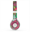 The Vibrant Green & Coral Floral Sketched Skin for the Beats by Dre Solo 2 Headphones
