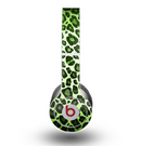 The Vibrant Green Leopard Print Skin for the Beats by Dre Original Solo-Solo HD Headphones