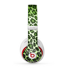 The Vibrant Green Leopard Print Skin for the Beats by Dre Studio (2013+ Version) Headphones