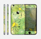 The Vibrant Green Outlined Floral Skin for the Apple iPhone 6