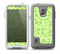 The Vibrant Green Paw Prints Skin for the Samsung Galaxy S5 frē LifeProof Case