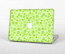 The Vibrant Green Paw Prints Skin for the Apple MacBook Pro Retina 15"