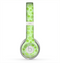 The Vibrant Green Paw Prints Skin for the Beats by Dre Solo 2 Headphones