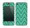 The Vibrant Green Sharp Chevron Pattern Skin for the Apple iPhone 4-4s