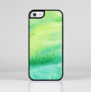 The Vibrant Green Watercolor Panel Skin-Sert Case for the Apple iPhone 5c