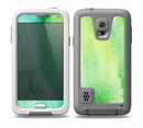 The Vibrant Green Watercolor Panel Skin Samsung Galaxy S5 frē LifeProof Case
