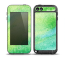 The Vibrant Green Watercolor Panel Skin for the iPod Touch 5th Generation frē LifeProof Case