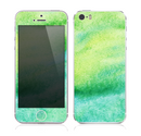 The Vibrant Green Watercolor Panel copy Skin for the Apple iPhone 5s