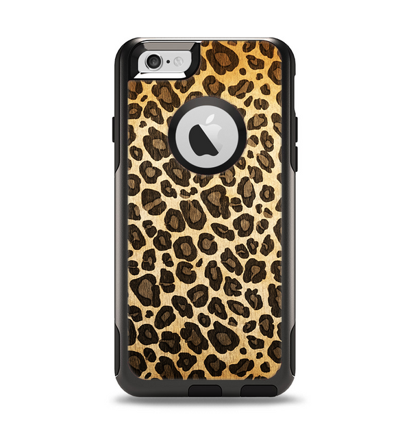 The Vibrant Leopard Print V23 Apple iPhone 6 Otterbox Commuter Case Skin Set