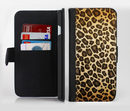 The Vibrant Leopard Print V23 Ink-Fuzed Leather Folding Wallet Credit-Card Case for the Apple iPhone 6/6s, 6/6s Plus, 5/5s and 5c