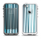 The Vibrant Light Blue Strands Apple iPhone 5-5s LifeProof Fre Case Skin Set