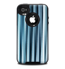 The Vibrant Light Blue Strands Skin for the iPhone 4-4s OtterBox Commuter Case