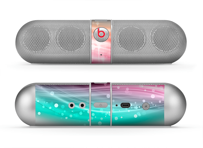 The Vibrant Multicolored Abstract Swirls Skin for the Beats by Dre Pill Bluetooth Speaker