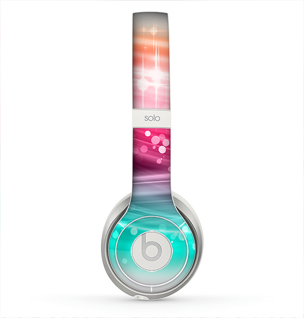 The Vibrant Multicolored Abstract Swirls Skin for the Beats by Dre Solo 2 Headphones