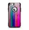 The Vibrant Neon Colored Wood Strips Apple iPhone 6 Otterbox Commuter Case Skin Set