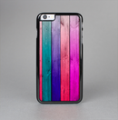 The Vibrant Neon Colored Wood Strips Skin-Sert Case for the Apple iPhone 6 Plus