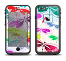 The Vibrant Neon Vector Butterflies Apple iPhone 6/6s LifeProof Fre Case Skin Set