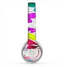 The Vibrant Neon Vector Butterflies Skin for the Beats by Dre Solo 2 Headphones