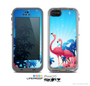 The Vibrant Flamingo Scenery Skin for the Apple iPhone 5c LifeProof Case