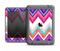 The Vibrant Pink & Blue Chevron Pattern Apple iPad Mini LifeProof Fre Case Skin Set