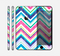 The Vibrant Pink & Blue Layered Chevron Pattern Skin for the Apple iPhone 6 Plus