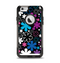 The Vibrant Pink & Blue Vector Floral Apple iPhone 6 Otterbox Commuter Case Skin Set