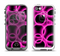 The Vibrant Pink Glowing Cells Apple iPhone 5-5s LifeProof Fre Case Skin Set