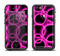 The Vibrant Pink Glowing Cells Apple iPhone 6 LifeProof Fre Case Skin Set