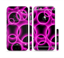 The Vibrant Pink Glowing Cells Sectioned Skin Series for the Apple iPhone 6s Plus