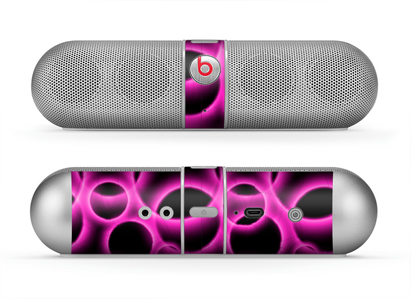 The Vibrant Pink Glowing Cells Skin for the Beats by Dre Pill Bluetooth Speaker