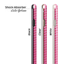 The Vibrant Pink Layers of Chevron iPhone 6/6s or 6/6s Plus 2-Piece Hybrid INK-Fuzed Case