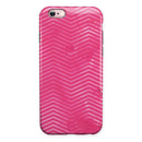 The Vibrant Pink Layers of Chevron iPhone 6/6s or 6/6s Plus 2-Piece Hybrid INK-Fuzed Case
