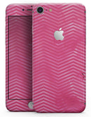 The Vibrant Pink Layers of Chevron  - Skin-kit for the iPhone 8 or 8 Plus