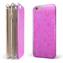 The Vibrant Pink Tiny Hearts of a Whole iPhone 6/6s or 6/6s Plus 2-Piece Hybrid INK-Fuzed Case