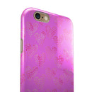 The Vibrant Pink Tiny Hearts of a Whole iPhone 6/6s or 6/6s Plus 2-Piece Hybrid INK-Fuzed Case