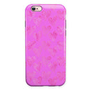 The Vibrant Pink Tiny Hearts of a Whole iPhone 6/6s or 6/6s Plus 2-Piece Hybrid INK-Fuzed Case